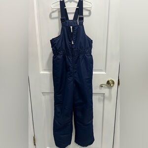 FADED GLORY Blue Bib Snow Ski Winter Pants SIZE SMALL 6/7 KIDS Unisex Pre Loved